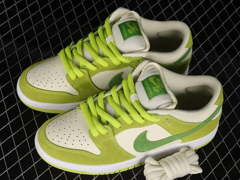 All categories Nk SB Dunk series Nk SB Dunk Low low-top sneakers M version pure original Nk SB Dunk Low "Green Apple" Apple green SB low-top sports and leisure sneakers DM0807-300